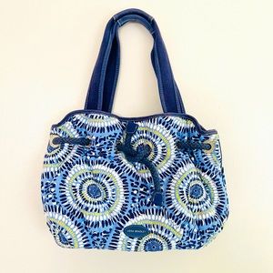 Vera Bradley Starry Night 100% cotton hobo bag.